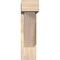 Ekena Millwork Traditional Block Smooth Bracket w/ Offset Brace, Douglas Fir, 5 1/2"W x 20"D x 20"H BKT0604X20X20TRA05SDF - alternate 2